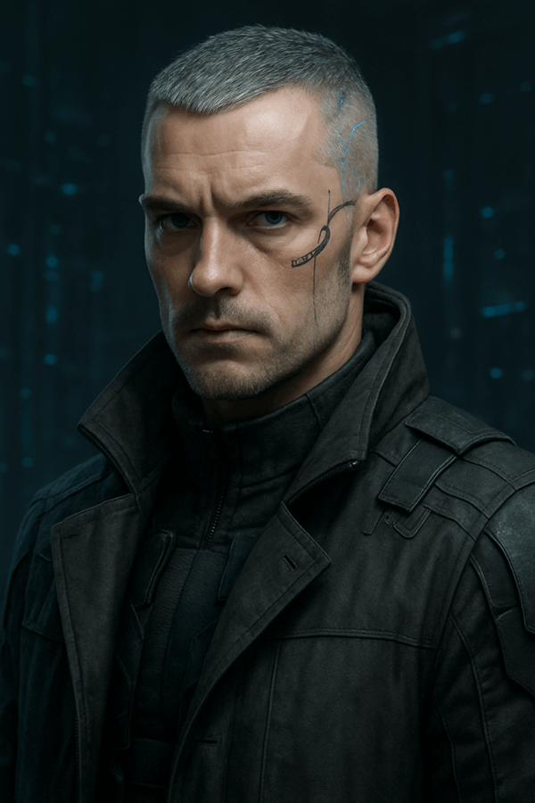 Männlicher Avatar (cyber-futuristisch)